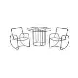 Walter Lamb, Group of Outdoor Furniture