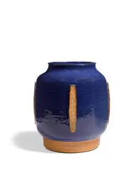 Jorgen Mogensen, Pot, for Royal Copenhagen, glazed stoneware, signed 'JM' and stamped 'DENMARK' with Royal Copenhagen marks and partial tag