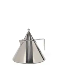 Il Conico Kettle by Aldo Rossi, for Alessi, stainless steel, with Alessi stamp on underside, sold Oct 2019