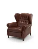 Poltrona Frau, Pair of 1919 Armchairs, beech, leather