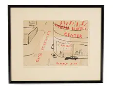 Langan Beverly by David Hockney, sold Oct 2019