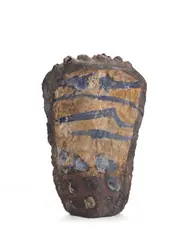 Jun Kaneko, Dango, glazed earthenware, underside signed 'Kaneko' in black ink and further indistinctly inscribed
