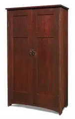 Wardrobe by Gustav Stickley, sold Jun 2019