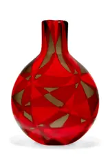 Intarsio Vase by Ercole Barovier, for Barovier & Toso, hand blown fused glass, manufacturer's paper label with ink mark 'G126', sold Jun 2019