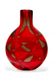 Ercole Barovier, Intarsio Vase, for Barovier & Toso, hand blown fused glass, manufacturer's paper label with ink mark 'G126'