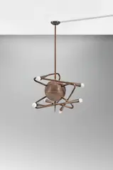 Ceiling Light by Stilnovo, brass, offered Jun 2019