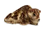 Karl Larsen, Rare Bison Figural Sculpture