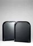 Gianfranco Frattini, Pair of Rare Photograph Frames, lacquered wood, glass