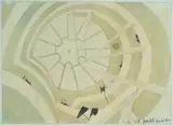 Gae Aulenti, Sketch from The Italian Metamorphosis