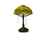 Acorn Lamp by Tiffany Studios, leaded glass, patinated bronze, shade stamped 'Tiffany Studios New York, sold Apr 2019