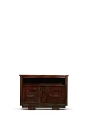 Charles Dudouyt, Cabinet, carved, cerused oak, brass