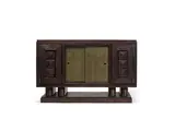 Charles Dudouyt, Cabinet, cerused oak, mirrored