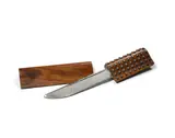 Jean E. Puiforcat, Letter Opener with Sheath, mahogany, sterling silver, blade stamped with maker's hallmark and 'STERLING MADE IN MEXICO JEAN PUIFORCAT'