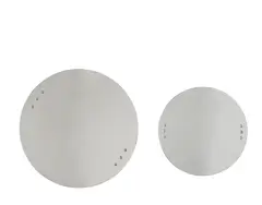 Donald Deskey, Companion Pair of Mirrors, glass, chromed metal
