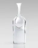 Rare Bottiglia Tipo Sasso con Collo Corto Vase by Antonio da Ros, for Vetreria Gino Cenedese, sommerso glass, the clear example with narrow band of internal decoration, offered Apr 2019