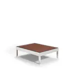 Pace Collection, Coffee Table, chromed steel, marble