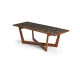 Soren Georg Jensen, Coffee Table, for Kubus, teak, tile, with Kubus tag on underside