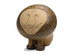 Lisa Larson, Large Lion, for Gustavsberg, glazed earthenware, impressed 'LISA L GUSTAVSBERG'