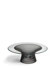 Warren Platner, Coffee Table, for Knoll Associates, nickel plated steel, glass