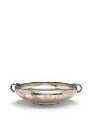 Two Handled Bowl by Georg Jensen, sterling silver, stamped '925S DENMARK Georg Jensen & Wendel STERLING 625B', sold Apr 2019