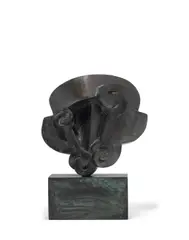 Sorel Etrog, Double Key Head, bronze