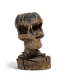 Northwest Coast, Skull Sculpture