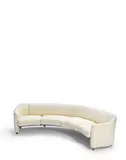 Eugenio Gerli, Custom D142 A/B Clamis Sofa, for Tecno, upholstery, metal