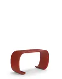 Karl Springer, Console Table, leather, aluminum