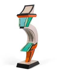 Ida Kohlmeyer, Untitled, 1995, painted aluminum, signed and dated on underside 'Kohlmeyer 1995'