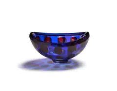 Sven Palmqvist, Ravenna Bowl, for Orrefors, glass, etched 'Orrefors Ravenna Nr 709 Sven Palmquist'