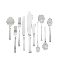 Gunnar Andersen, Karen Pattern Flatware Service for Twelve