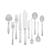 Gunnar Andersen, Karen Pattern Flatware Service for Twelve