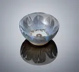 A 'Fleur' Bowl, designed in 3100 by René Lalique, opalescent glass, mould-blown, frosted, and polished, sold Feb 2019