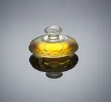 A 'Lentilles' Scent Bottle and Stopper, designed in 1912 by René Lalique, clear glass, mould-blown, frosted and polished, sold Feb 2019