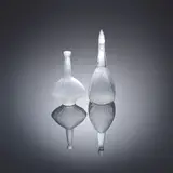 A 'Côtes Plates' Carafe and an Early Coquilles' Carafe, designed 1919 and 1920 by René Lalique, both of clear glass, mould-blown, frosted and polished, sold Feb 2019