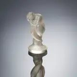 A 'Sirène' Car Mascot, designed in 1920 by René Lalique, clear glass, mould-blown, frosted and polished, offered Feb 2019