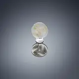 René Lalique, A 'Trois Papillions' Seal, designed in 1919, clear glass, intaglio mould-blown, frosted and polished