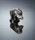 A 'Sanglier Car Mascot, designed in 1929 by René Lalique, topaz glass, mould-blown, frosted and polished, sold Feb 2019