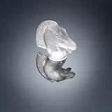 A 'Longchamp B' Car Mascot, designed in 1929 by René Lalique, clear glass, mould-blown, frosted and polished, offered Feb 2019