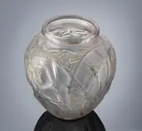 A 'Sauterelles' Vase, designed in 1913 by René Lalique, sold Feb 2019