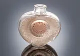 An Early 'Soleil' Vase, designed in 1913 by René Lalique, clear glass, mould-blown, frosted, and polished, sold Feb 2019