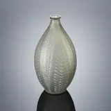 A 'Acacia' Vase, designed in 1921 by René Lalique, pale topaz glass, mould-blown and frosted, sold Feb 2019