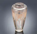 An Early 'Inséparables' Vase, designed in 1919 by René Lalique, clear glass, mould-blown, frosted and polished, sold Feb 2019