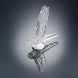 A 'Grande Libellule' Vase, designed in 1928 by René Lalique, clear glass, mould-blown, frosted and polished, sold Feb 2019
