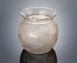 A 'Cigognes' Vase, designed in 1926 by René Lalique, clear glass, mould-blown, frosted and polished, offered Feb 2019