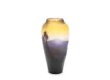 A Large Cameo Glass Vase by Émile Gallé, circa 1900, A Large Cameo Glass Vase, circa 1900, sold Jun 2019