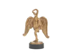 Rudolph Tegner, 'Leda and the Swan': A Figural Group, circa 1919, gilt bronze on a black marble plinth