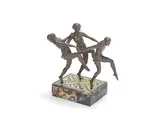 Pierre le Faguays, 'La Dance': An Art Deco Study of Three Female Dancers