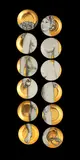 Eve: A Set of Twelve Dinner Plates, designed circa 1954 by Piero Fornasetti, porcelain applied with gilt onto texture ground and transfer design, sold Jun 2019