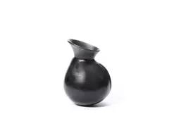 Magdalene Odundo, A Sculptural Vessel, executed 1983, terracotta, hand-built burnished and carbonised surface